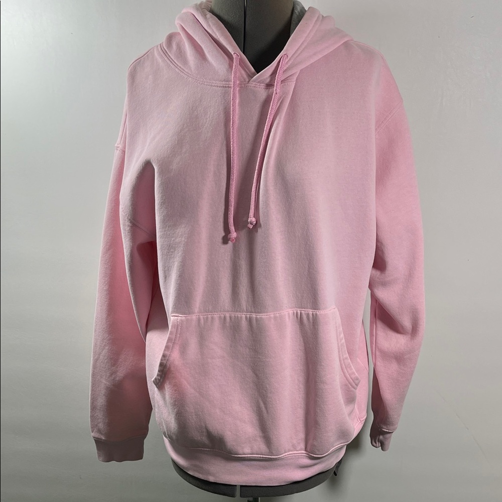 Simply for Sports Hoodie Women Size M/M Pink Draw String Hood Pockets